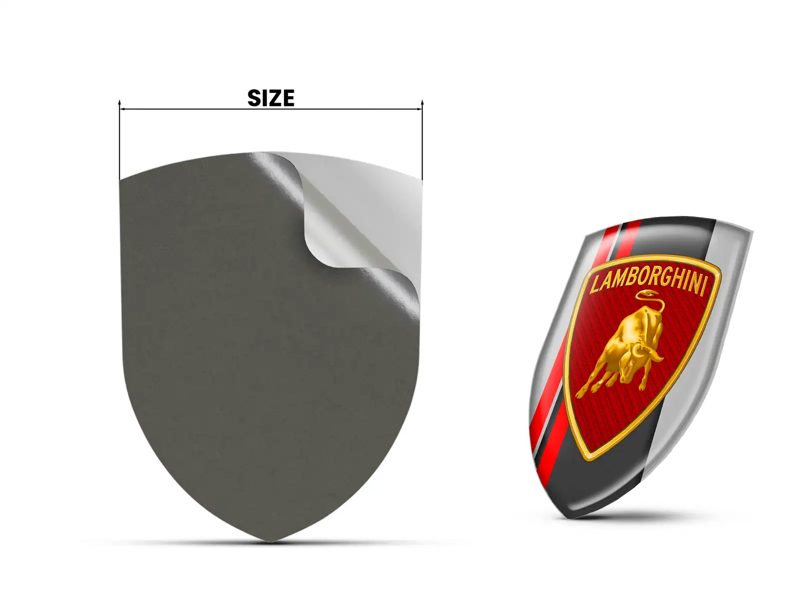 Lamborghini Logosticker Universal Exklusiv Anpassbar